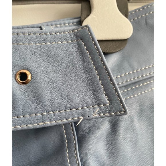 Alice McCall Blue Leather Skirt, size 8UK/4US - Picture 11 of 13